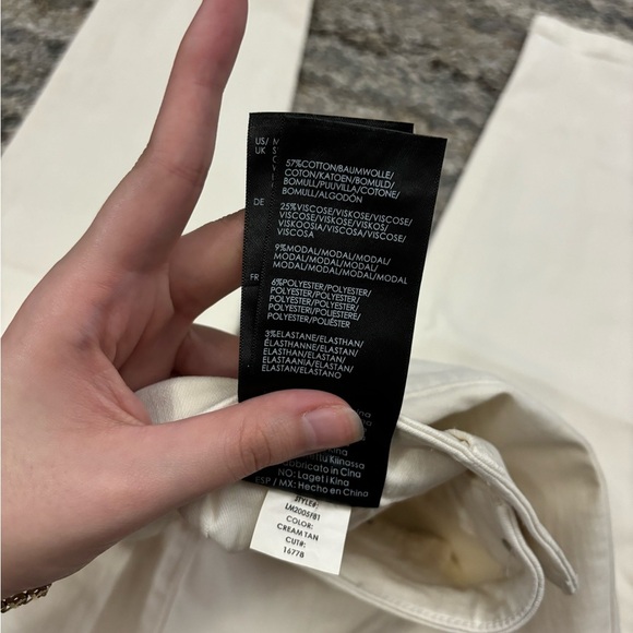 Liverpool Ankle Skinny Jeans Sz 6/28 NWT | Liverpool Cream Tan Skinny Jeans NEW- - Picture 7 of 15